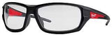 Milwaukee 48-73-2020 Performance Safety Glasses, Black/Red Frame