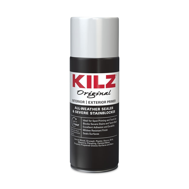 Kilz 10848 Primer, 300 to 400 sq-ft/gal Coverage Area, White, 13 oz
