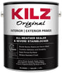 Kilz 10991 Primer, 300 to 400 sq-ft/gal Coverage Area, White, 85 to 95 ku Viscosity, Pack of 4