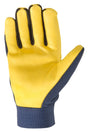 Wells Lamont 3207-XL Work Gloves, Men's, XL, Spandex Back, Blue/Gold/Yellow