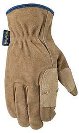 HydraHyde 1019M Fencer Gloves, Men's, M, Keystone, Reinforced Thumb, Cowhide Suede Leather, Brown/Tan