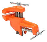 Pony 13025 Light-Duty Vise, 2-1/2 in Jaw Opening, 3 in W Jaw, 1-1/2 in D Throat, Cast Iron, Clamp-On Jaw