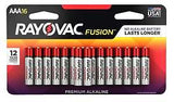 Rayovac FUSION 824-16LTFUSK Battery, AAA Battery, Alkaline