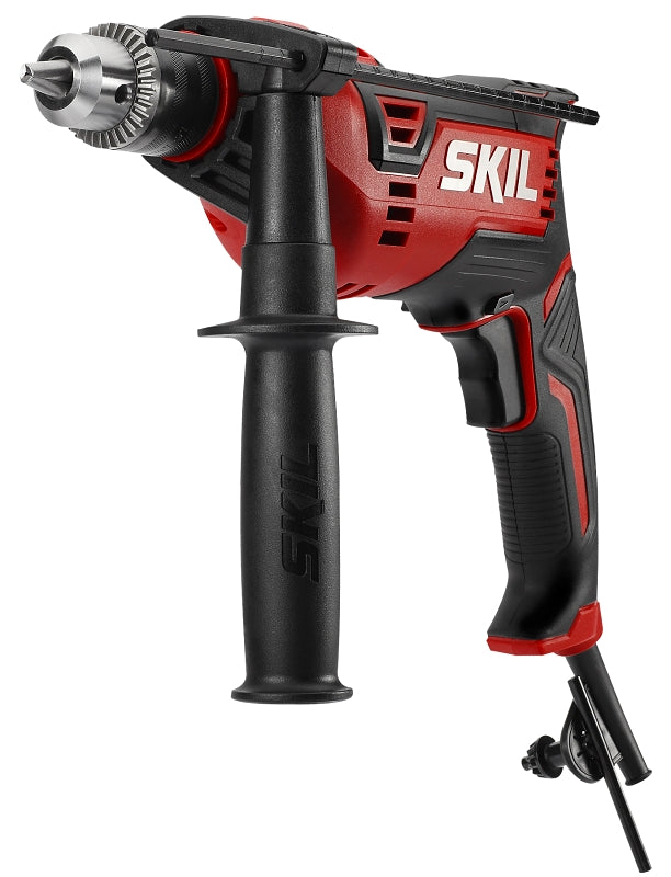 Skil HD182001 Hammer Drill, 7.5 A, Keyed Chuck, 1/2 in Chuck, 48,000 bpm, 0 to 48,000 ipm Impact Energy