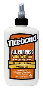 Titebond 5032 All Purpose Glue, White, 4 oz Bottle