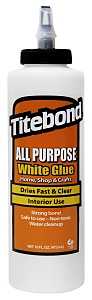 Titebond 5034 All Purpose Glue, White, 16 oz Bottle