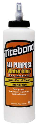 Titebond 5034 All Purpose Glue, White, 16 oz Bottle