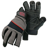 Boss 5201M Carpenter Gloves, M, Shortened Thumb, Wrist Strap Cuff, PVC