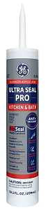 GE MAKB310CR Ultra-Seal Pro Caulk, Clear, 24 hr Curing, 40 to 100 deg F, 10.1 oz Cartridge, Pack of 12