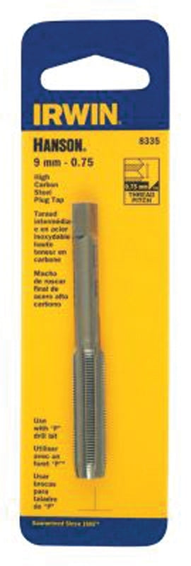 Irwin 8342 Thread Tap, 12 mm- 1.25 Thread, Plug Tap Thread, 4-Flute, HCS