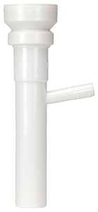 Insta-Plumb 33-8QLK Dishwasher Branch Tailpiece, 9-1/2 in L, 5/8 in Branch, Plastic