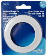 Plumb Pak PP857-10 Flange Shallow, 1-7/8 in ID, 3 in OD, Plastic, Chrome Plated