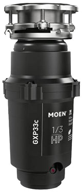 Moen GX PRO Series GXP33C Garbage Disposal, 30.8 oz Grinding Chamber, 1/3 hp Motor, 115 V, Black