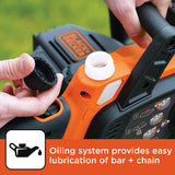 Black+Decker MAX 10 in. 20 V Battery Chainsaw Kit (Battery & Charger)