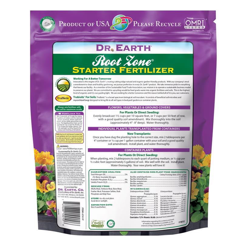 Dr. Earth Root Zone Organic Granules Plant Food 4 lb