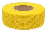 Toolpro TP03385 Mesh Tape, Self-Adhesive, 300 ft L, 1-7/8 in W, Fiberglass, Yellow