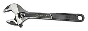 Crescent ATWJ210VS Adjustable Wrench, 10 in OAL, 1-5/16 in Jaw, Alloy Steel, Black Phosphate