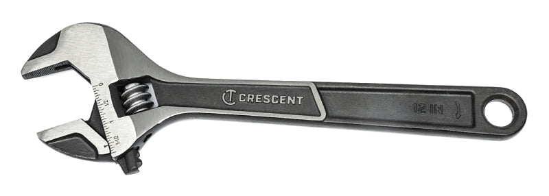 Crescent ATWJ210VS Adjustable Wrench, 10 in OAL, 1-5/16 in Jaw, Alloy Steel, Black Phosphate