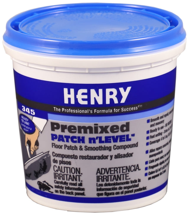 Henry 12063 Patch and Smoothing Compound, Off-White, 1 qt, Pail, Pack of 6