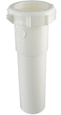 Plumb Pak PP55-2W Pipe Extension Tube, 1-1/2 in, 6 in L, Slip Joint, Polypropylene, White