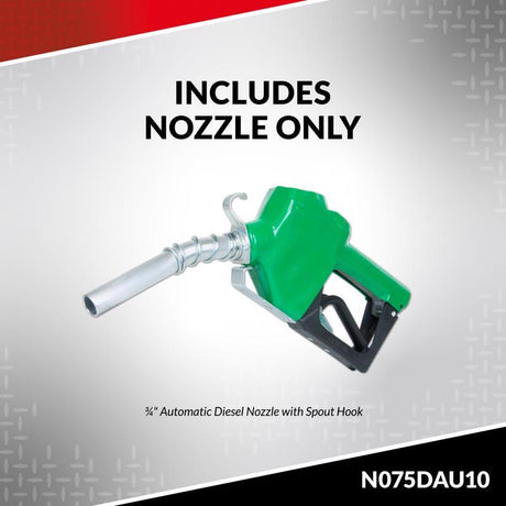 Fill-Rite Aluminum Fuel Nozzle With Hook