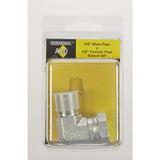 Apache Brass 3/8 in. D X 3/8 in. D Hydraulic Adapter 1 pk