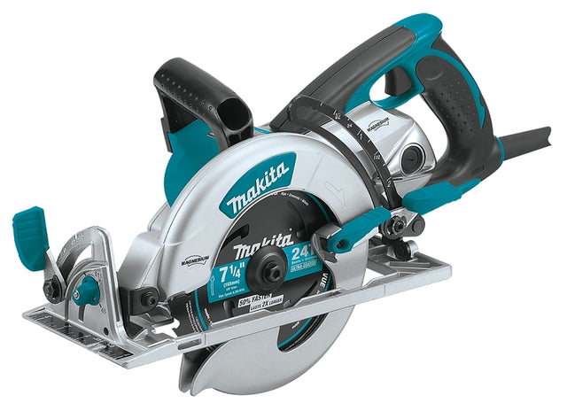 Makita 5377MG Hypoid Saw, 15 A, 7-1/4 in Dia Blade, 5/8 in Arbor, 2-3/8 in D Cutting, 51.5 deg Bevel