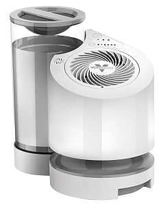 Vornado EV100 Series HU1-0048-43 Evaporative Humidifier, 120 V, 14 W, 2-Speed, 300 sq-ft Coverage Area, 1 gal Tank