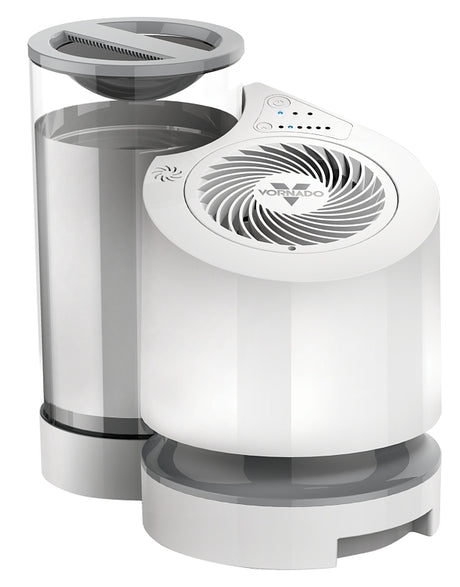 Vornado EV100 Series HU1-0048-43 Evaporative Humidifier, 120 V, 14 W, 2-Speed, 300 sq-ft Coverage Area, 1 gal Tank