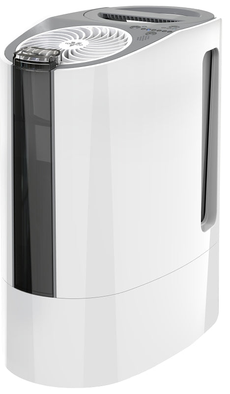 Vornado HU1-0068-43 Humidifier, 120 V, 24 W, 3-Speed, 600 sq-ft Coverage Area, 1 gal Tank, Pushbutton Control