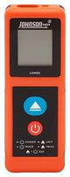 Johnson LDM85 Laser Distance Meter, Functions: Area, Continuous Use, Length, Volume, 2 in to 85 ft, Backlit LCD Display