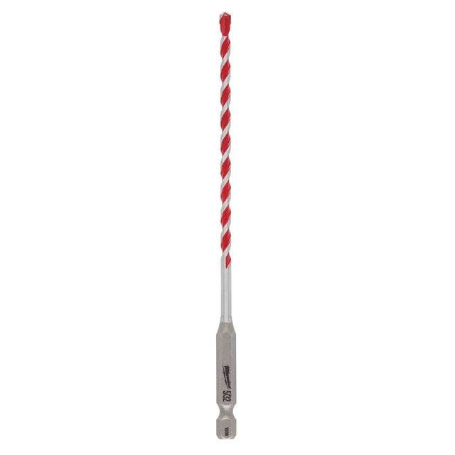 Milwaukee SHOCKWAVE 48-20-9001 Drill Bit, 5/32 in Dia, 6 in OAL, Wide Flute, 1/4 in Dia Shank, Hex Shank