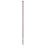 Milwaukee 48-20-9012 Drill Bit, 1/4 in Dia, 12 in OAL, Wide Flute, 1/4 in Dia Shank, 3-Flat Shank