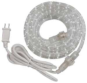 AmerTac LROPE6W Rope Light Kit, 120 VAC, 2 W, 72-Lamp, LED Lamp, Daylight Light, 67 Lumens Lumens, 4500 K Color Temp