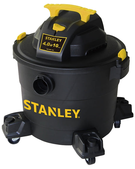 STANLEY SL18191P Wet and Dry Vacuum, 10 gal Vacuum, 85 cfm Air, Cartridge Filter, 4 hp, 120 V