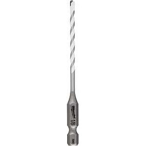 Milwaukee SHOCKWAVE 48-20-8880 Drill Bit, 1/8 in Dia, 3-1/2 in OAL, Multi-Material, Twist Flute, 1/4 in Dia Shank, Pack of 3