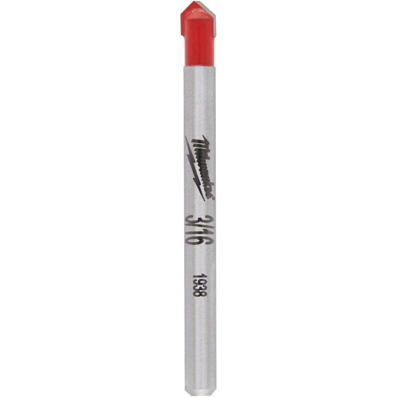 Milwaukee 48-20-8981 Drill Bit, 3/16 in Dia, 2 in OAL, 1/8 in Dia Shank, Round Shank, Pack of 5