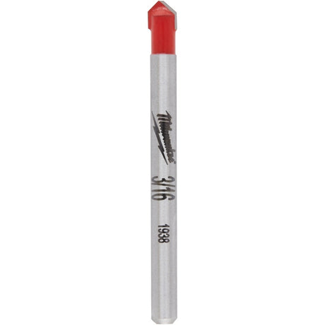 Milwaukee 48-20-8981 Drill Bit, 3/16 in Dia, 2 in OAL, 1/8 in Dia Shank, Round Shank, Pack of 5