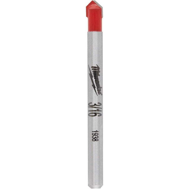 Milwaukee 48-20-8981 Drill Bit, 3/16 in Dia, 2 in OAL, 1/8 in Dia Shank, Round Shank, Pack of 5