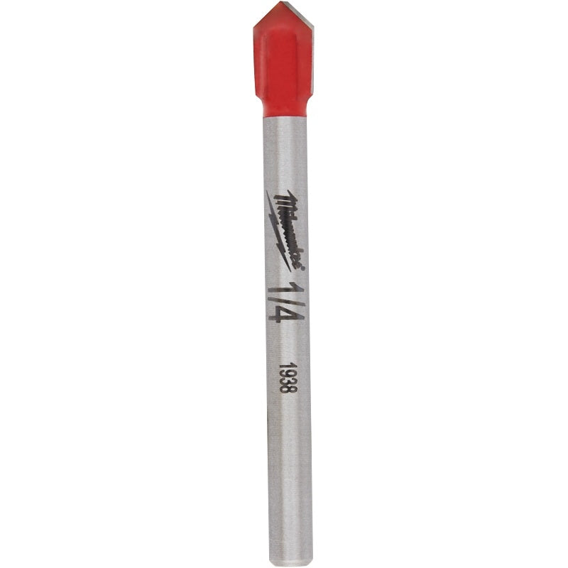 Milwaukee 48-20-8982 Drill Bit, 1/4 in Dia, 2-1/4 in OAL, 5/32 in Dia Shank, Round Shank, Pack of 5