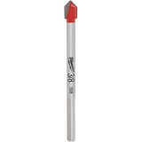 Milwaukee 48-20-8984 Drill Bit, 3/8 in Dia, 3-3/4 in OAL, 7/32 in Dia Shank, Round Shank