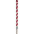 Milwaukee 48-20-9041 Drill Bit, 5/8 in Dia, 12 in OAL, Wide Flute, 3/8 in Dia Shank, 3-Flat Shank
