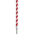 Milwaukee 48-20-9046 Drill Bit, 3/4 in Dia, 12 in OAL, Wide Flute, 3/8 in Dia Shank, 3-Flat Shank