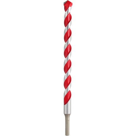 Milwaukee 48-20-9046 Drill Bit, 3/4 in Dia, 12 in OAL, Wide Flute, 3/8 in Dia Shank, 3-Flat Shank