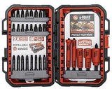 Crescent APEX u-GUARD CAUGSET-30 Fastening Set, 30-Piece, Steel, Black Oxide