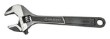 Crescent ATWJ212VS Adjustable Wrench, 12 in OAL, 1-1/2 in Jaw, Alloy Steel, Black Phosphate/Lacquer