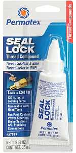 Permatex 57535 Seal and Lock Thread Compound, 1.18 fl-oz, Liquid, Dark Violet