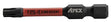 Crescent APEX Vortex CAVB2T25-2 Impact Power Bit, T25 Drive, Torx Drive, 1/4 in Shank, Hex Shank, 2 in L, Steel, Pack of 4