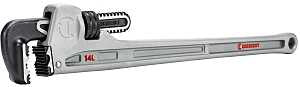 Crescent CAPW14L Pipe Wrench, 0 to 2-3/8 in Jaw, 14 in L, Aluminum, Powder-Coated, Long Handle