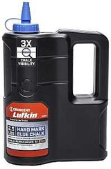 Crescent Lufkin HardMark Series CB25BA Advanced Chalk Refill, Blue, 2.5 lb Bottle